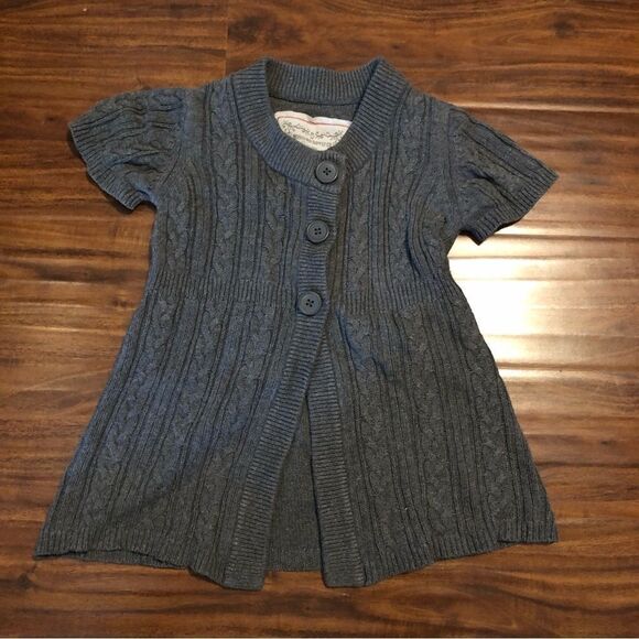 2 Girls Sweaters - Mossimo Gray Size Medium, J. Khaki Brown Knit Size Large - Picture 2 of 13